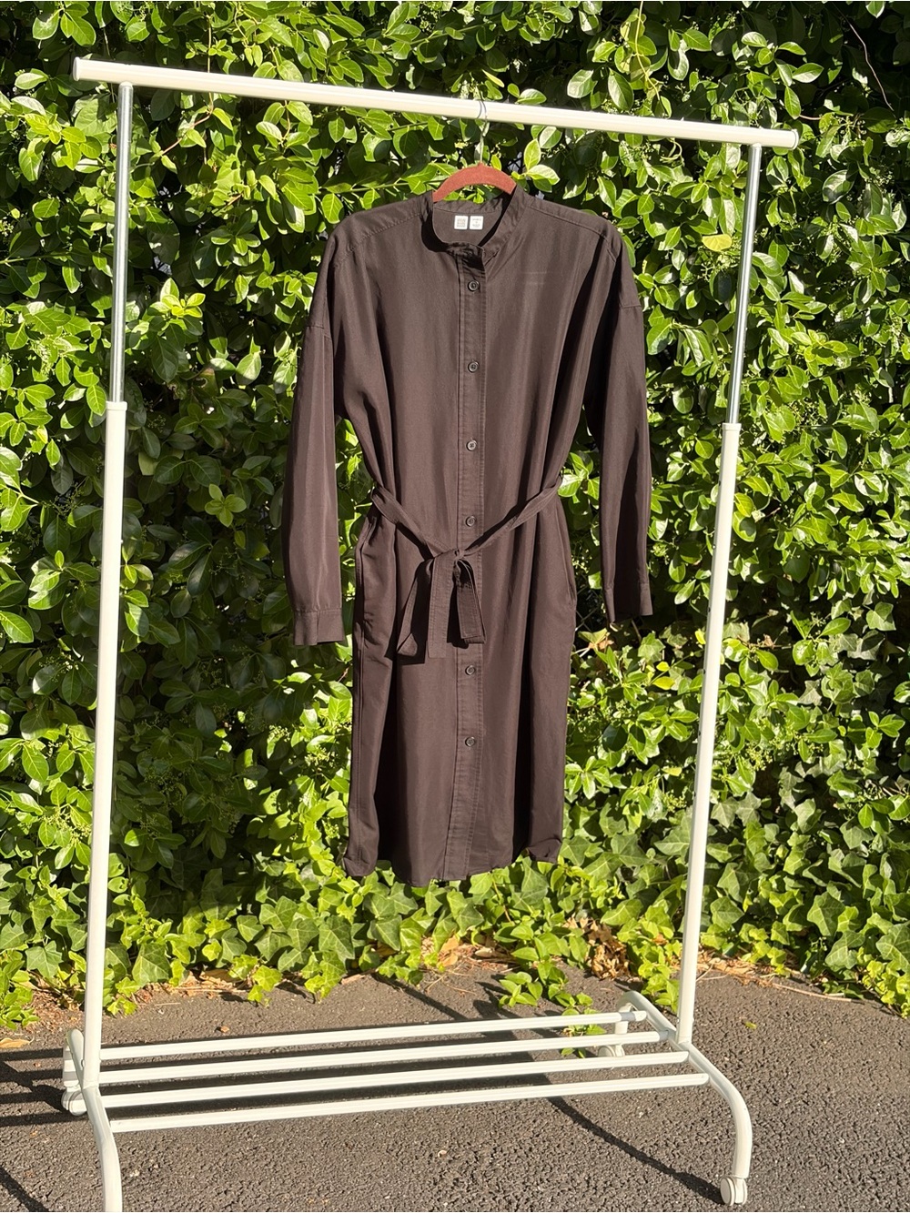 UNIQLO Classic Button-Front Shirt Dress